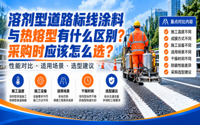 溶剂型道路标线涂料与热熔型有什么区别？采购时应该怎么选？